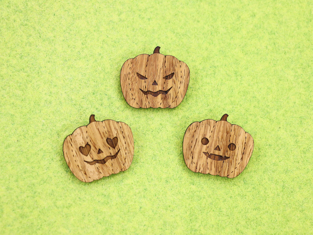 ジャック・オ・ランタンのブローチ