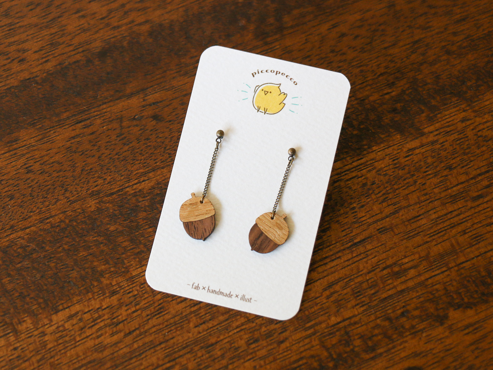 どんぐりピアス